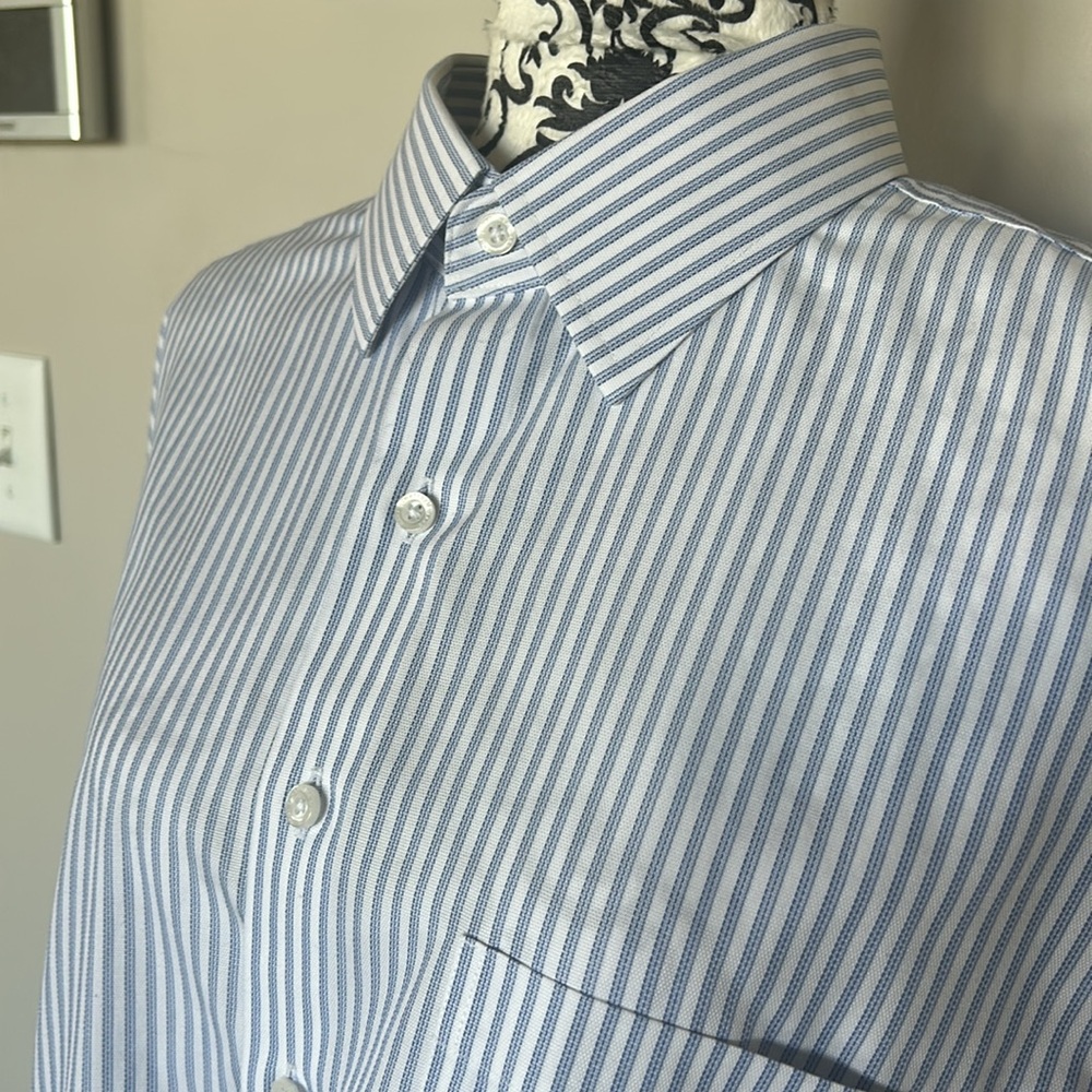 Hart Schaffner Marx Long Sleeve Button up Shirt XL - Picture 4 of 5